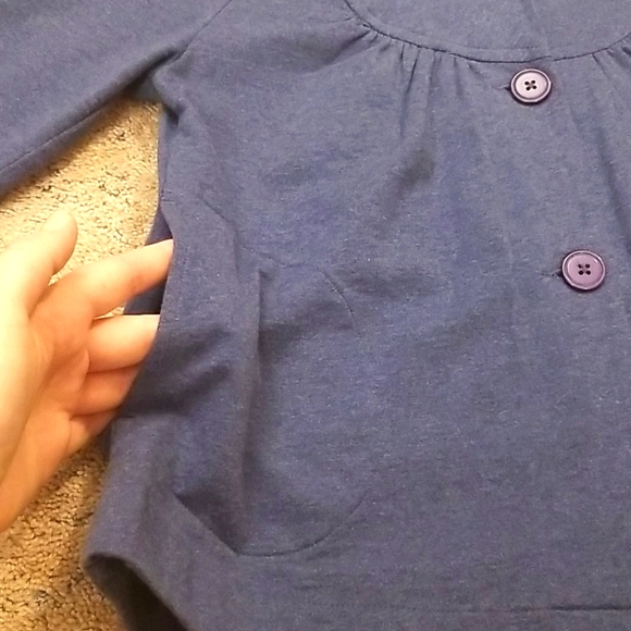 New Directions jacket/sweater with side pockets! - Picture 4 of 5